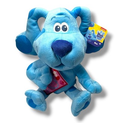 Nickelodeon Blues Clues 2021 Blue Plush 14'' Just Play Toy Valentines Day Card