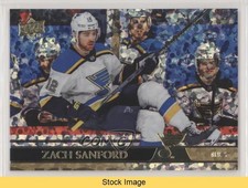 2020-21 Upper Deck Speckled Rainbow Foil Zach Sanford #156 READ 0h56
