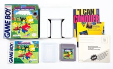 BART SIMPSONS ESCAPE FROM CAMP DEADLY COMPLETE CIB 1991 Authentic Game Boy