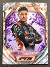 141/199 Purple Mini-Diamond Esteban Ocon D75-13 - 2025 Topps Chrome Formula 1 F1