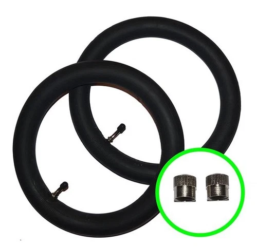 2 x QUINNY MOODD Pram Inner Tubes 12 1/2" - 45º Bent / Angled Valve