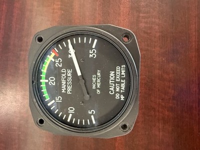 Robinson Helicopter R44 Manifold Pressure Gauge A600-4 Overhauled