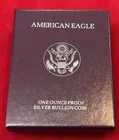 1991-S $1 Proof American Silver Eagle w OGP + COA