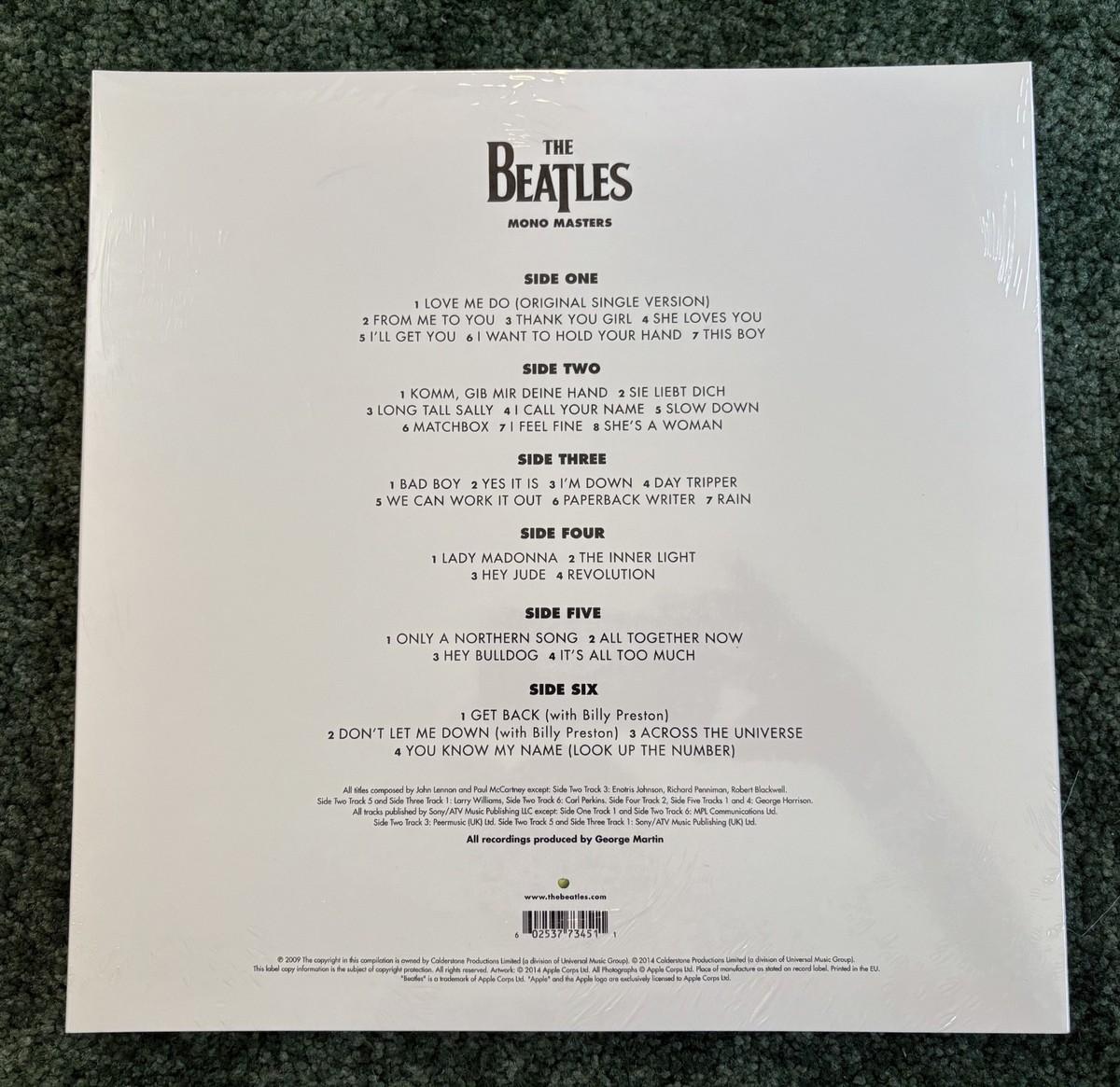 The Beatles - Mono Masters 2014 3LP レコード Mono Masters by The Beatles (Record, 2014) for sale online