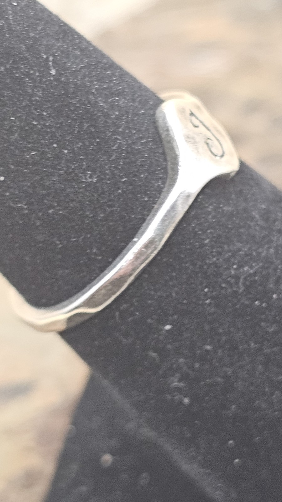 James Avery Script Initial Letter "J" Ring Sterli… - image 4