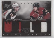 2011 Panini Prime Combos Dual Materials 29/225 Brett Bulmer Devin Setoguchi l3b
