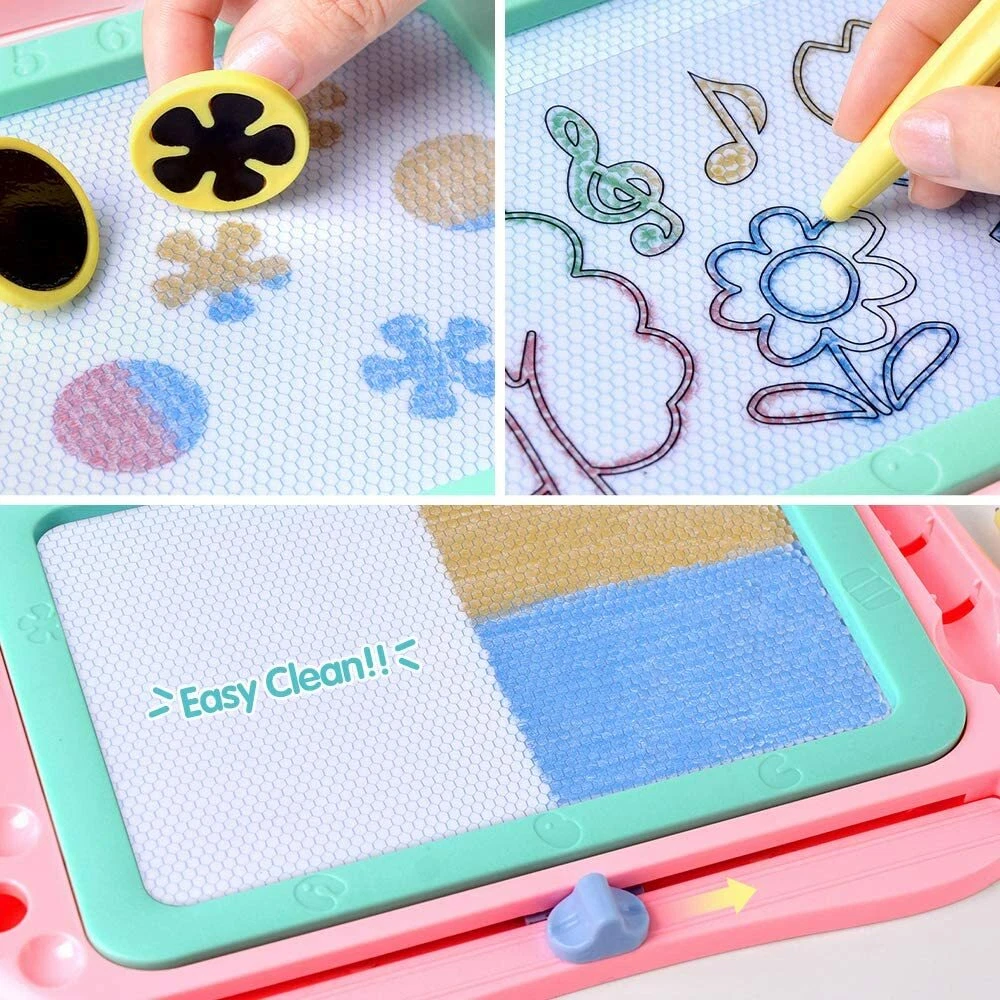 Magnetic Drawing Board for Toddlers 1-3, Color Erasable Doodle Writing Pad,  Learning Painting Sketch Pad, Best Birthday Kids Toy Gifts for Boys and  Girls