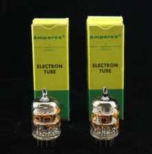 New Qty 2 Amperex PQ 6688A Matched Pair Black Plates O Getter USA NOS Tubes