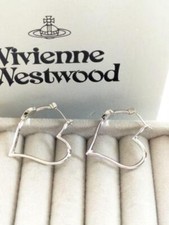 Vivienne Westwood Earrings Pierced Silver NO BOX EJ365