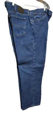 Vtg Lee Men's 40x30 Medium Blue Faded Denim Regular Fit Straight Leg Jeans-Nice!
