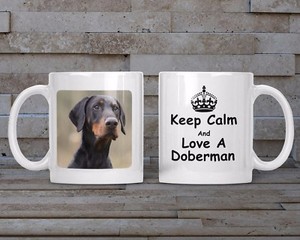 doberman mug