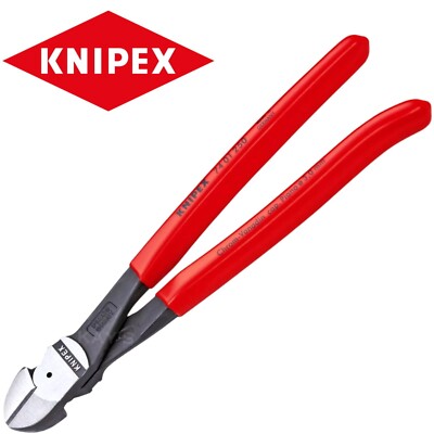 Knipex High Hebel Diagonal Seitenschneider 250 mm 10 Zoll Draht Kabelschneiden 7401 250