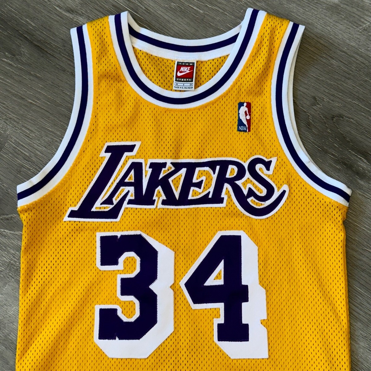 新品未使用送料無料　Los Angels Lakers イエロー Los Angeles Lakers Nike Icon Swingman Jersey - Custom - Youth