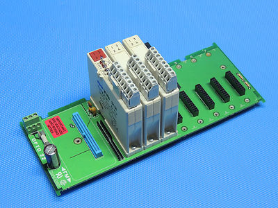 Opto 22 006468B SNAPB8M Module Rack Chassis with SNAP-IDC5D SNAP-ODC5MA
