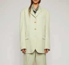 Women's Acne Studios Mint Oversized Single-breasted Blazer Size 36