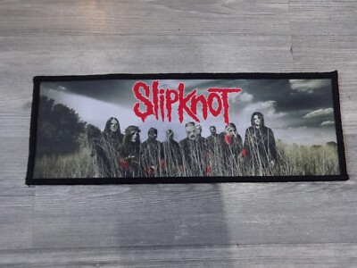 Slipknot Patch Back Strip Backpatch Modern Metal Thrash Metal