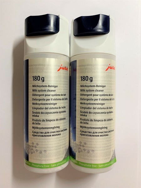 2 X Jura 24211 Milchsystemreiniger 180G Originalflasche - Mini-Tabs 2 Er Pack-image
