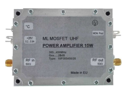 385 - 450MHz Power amplifier 15W/25dB