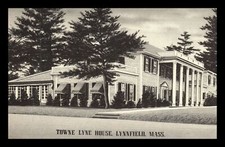 1958 Towne Lyne House Lynnfield Mass Cancel "NEW HOPE FOR HEARTS"  Postcard 116