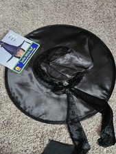 2011 Rubies Satin Witch Hat with Tassel New With Tag Halloween Costume Dress-Up