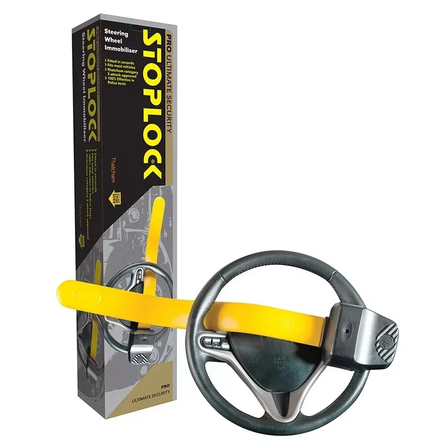 For SEAT TOLEDO - Steering Wheel Lock Anti Theft Thatcham Stoplock Pro - Image 2 of 4