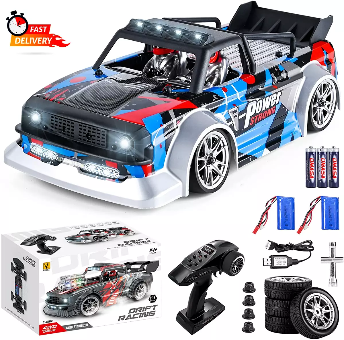 Unbranded 1:16 Hobby RC Car, Truck & Motorcycle Drift Cars for sale