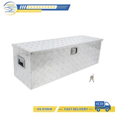48 Aluminum Truck Pickup Camper Tool Box Trailer Flatbed Storage Lock