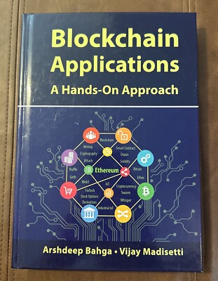 Blockchain Applications Hardcover Computer Science Book by Arshdeep Bagha