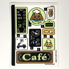 LEGO STICKER SHEET 42618 Friends Heartlake City Cafe Decals Stickers