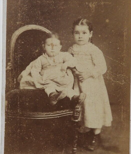 Photo ancienne CDV Portrait d'une femme (ca 1890) Photographie LOUIS