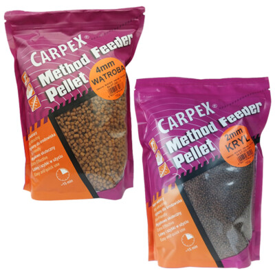750g CARPEX METHOD FEEDER PELLET  2/4mm FEEDERFUTTER ADDITIVE BAITS MINI PELLETS