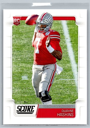 Dwayne Haskins #332 2019 Panini Score card