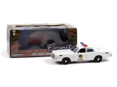 1975 Dodge Coronet - Hazzard County Sheriff 1:24 Scale Model Greenlight 84104-TS