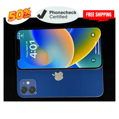 Apple iPhone 12 64GB/128GB Unlocked - Mint Condition, 5G - Free Shipping