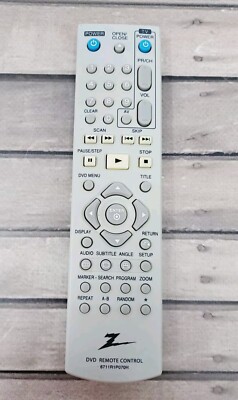 Zenith 6711R1P070H DVD Remote Control IR Tested Working DVB412 DVB413