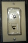 LEVITON BEIGE 4-WIRE PHONE JACK RJ11 MODULAR TELEPHONE WALL PLATES—LOT OF 7 — photo 5
