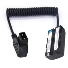 D-tap NP-F970 F750 F550 Dummy Battery Power for BlackMagic BMPCC 6K Pro, Zoom F6