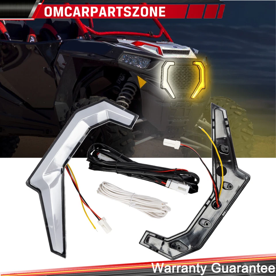 Luces de acento de colmillo de señal de giro UTV para Polaris RZR XP 4 1000/S 4 900 2014-2018 Foto 4 de 4