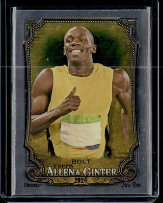 2024 Topps Allen & Ginter #208 Usain Bolt Chrome Jamaican Sprinter
