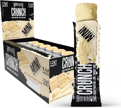 Warrior CRUNCH Mini Protein Bars 24 x 32g - Cheap Low Sugar Bar BBE MARCH 2025 - Picture 2 of 9