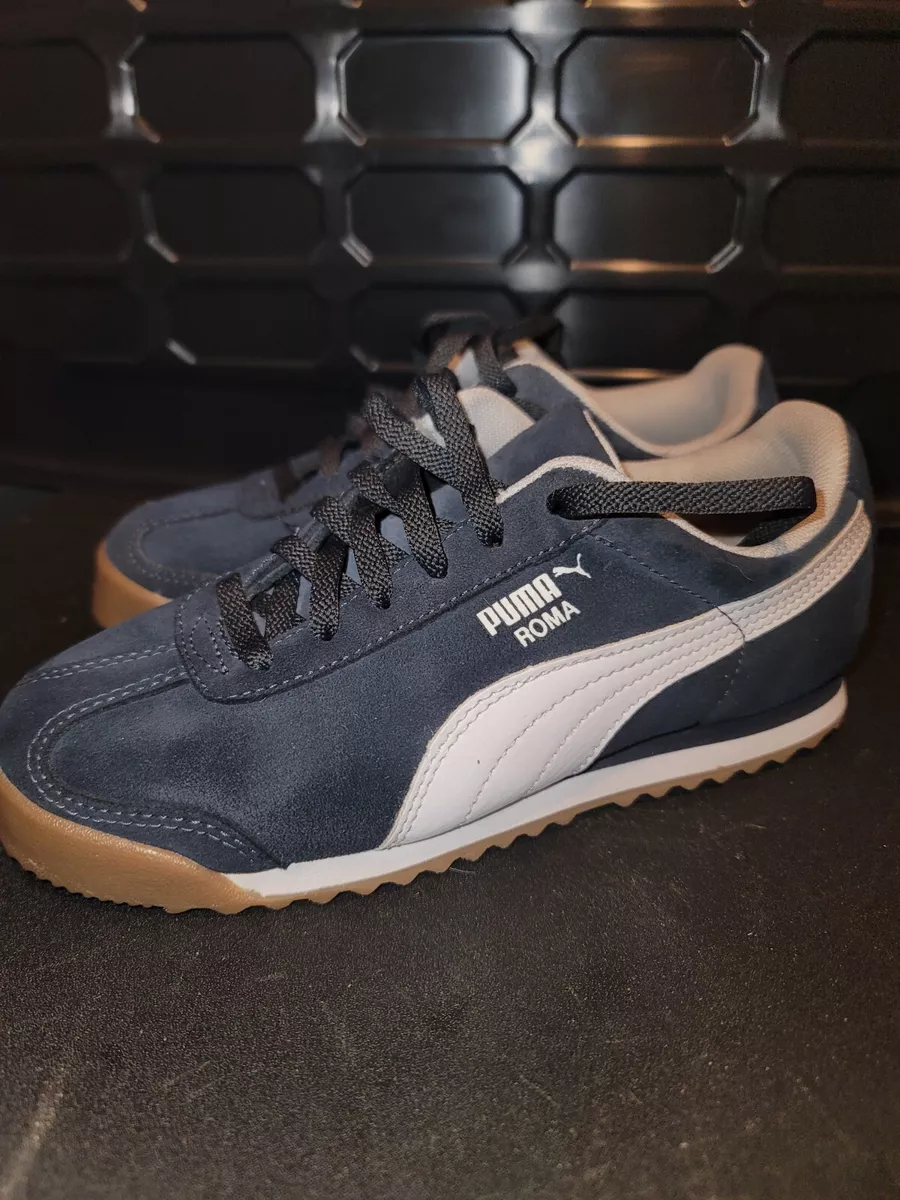 Puma roma hot sale navy blue