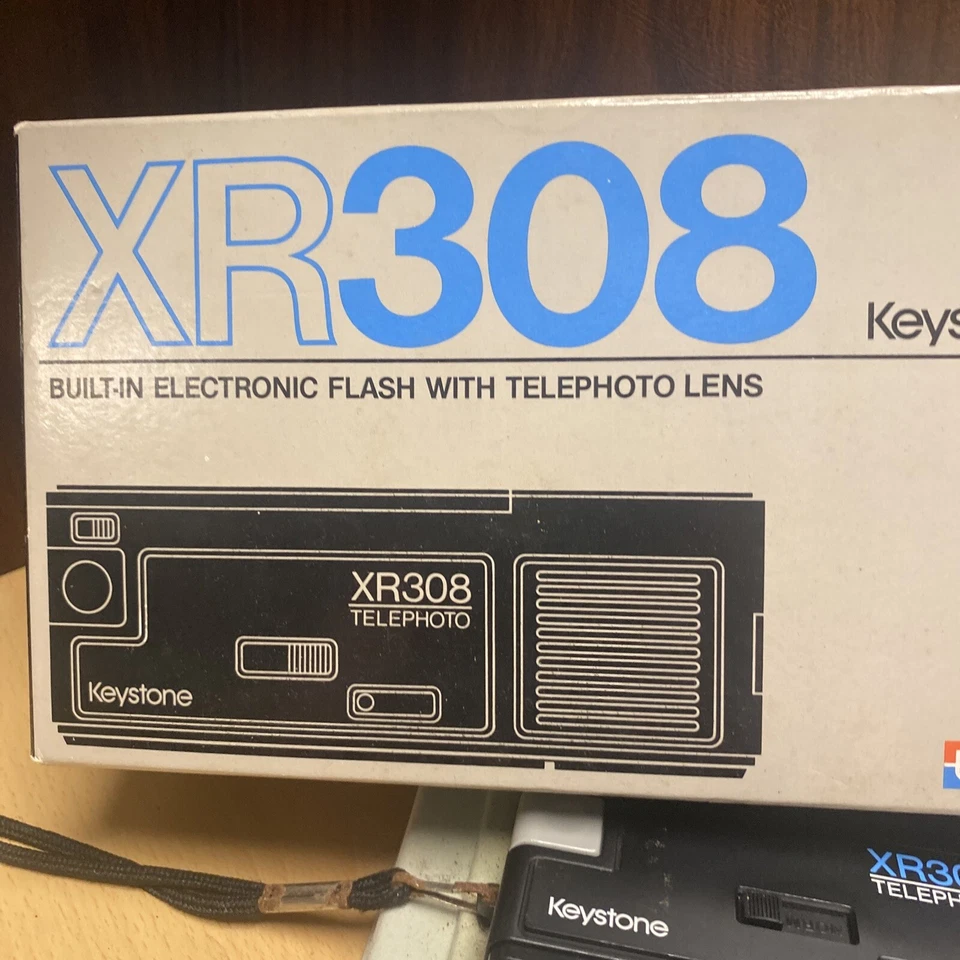 Vintage Keystone XR308 Pocket Camera Tele-Everflash In Original Packaging - Image 3 of 4