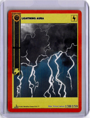 #138/159 - LIGHTNING AURA - REGULAR - CRYPTID NATION 2ND ED - METAZOO - ENGLISCH