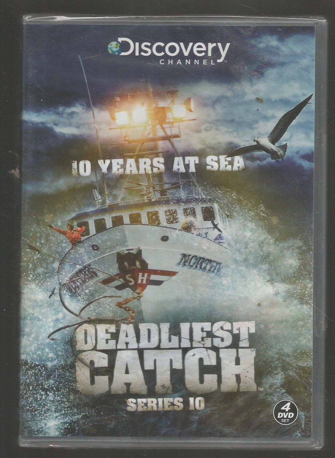 DEADLIEST CATCH - SERIES 10 - sealed/new - UK REGION 2 DVD (4-DISC SET)