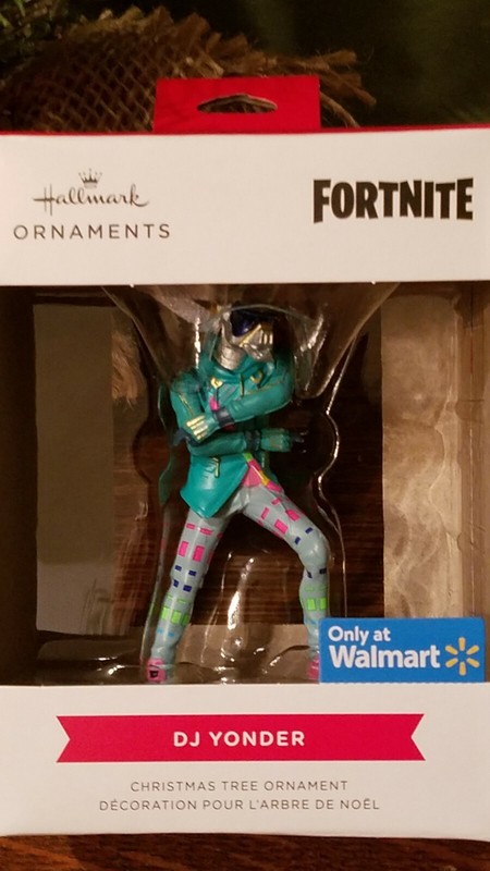 Hallmark Ornament  Red Box  ~  D J YONDER  -  FORTNITE