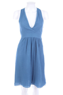 1.2.3. UN DEUX TROIS Paris Cocktailkleid Kleid Abendkleid Keyhole D 32 graublau