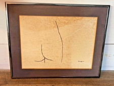 PABLO PICASSO ANTIQUE MODERN ART LITHOGRAPH OLD VINTAGE Buttocks Butt Rear 1960s