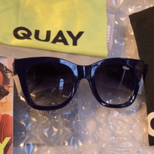 NEW Rare Quay After Navy fade POLARIZED sunglasses