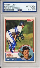 Wade Boggs Cards, Rookie Cards and Autographed Memorabilia Guide 15