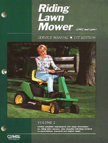 Riding Lawn Mower Service Manual Vol 2 1st Edition RLMS2 1